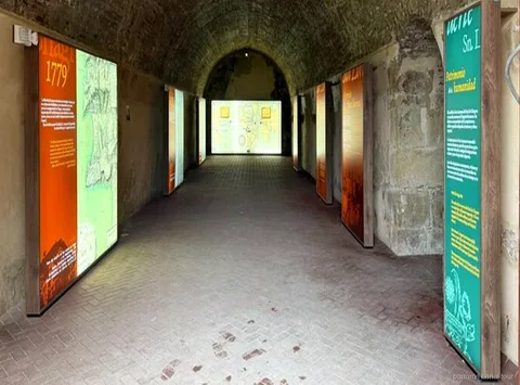 Historic Gatun Locks chamber viewed on the Canal Locks and San Lorenzo Fort tour