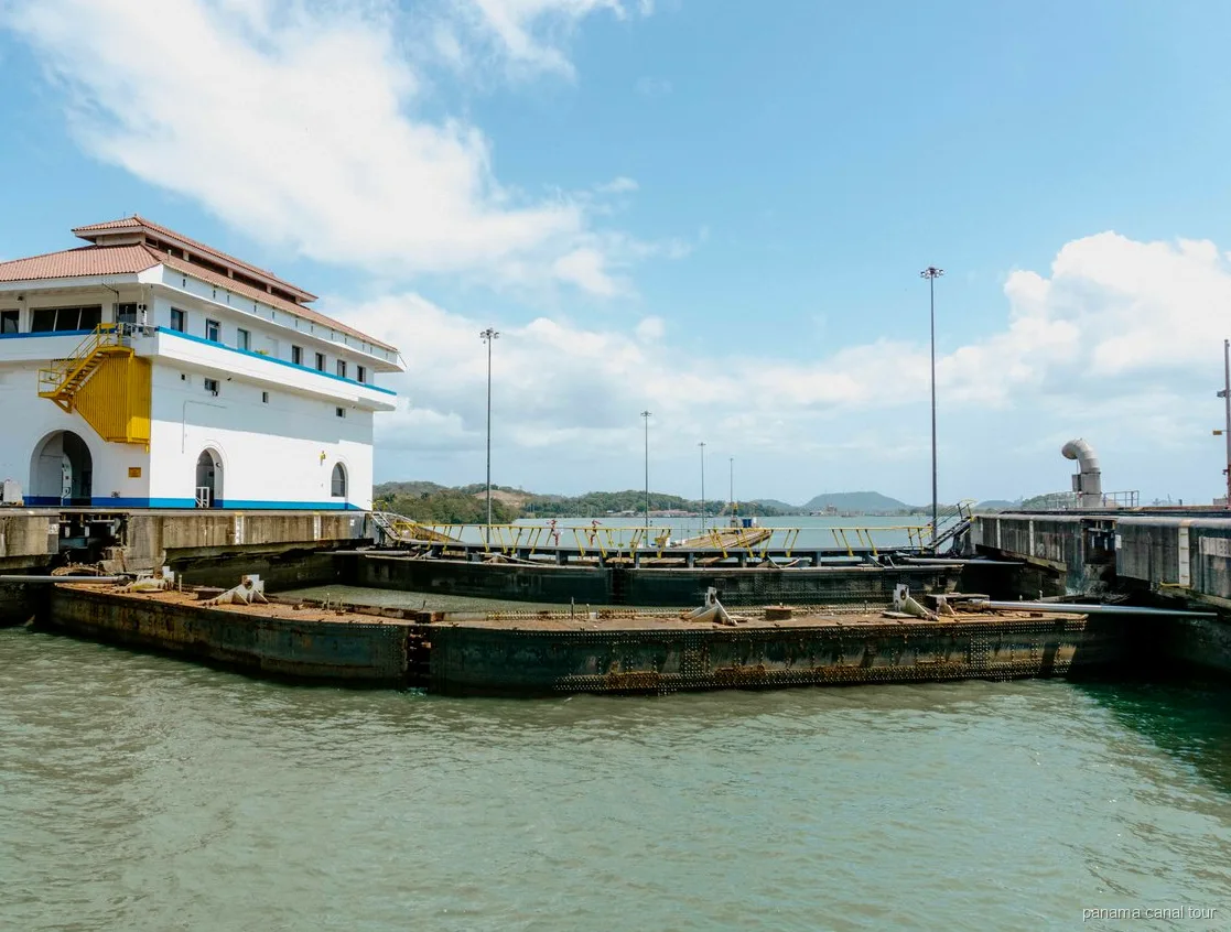 Gatun Lake views from the deck of a Panama Canal transit cruise